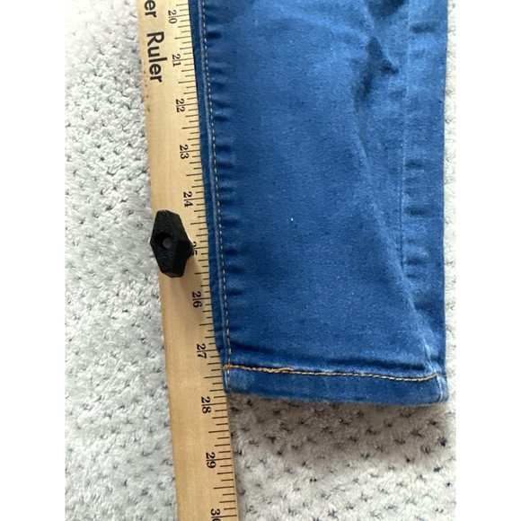 Wax Jeans Womens 7 Blue Denim Medium Wash Jegging Skinny High Waisted - Picture 10 of 10